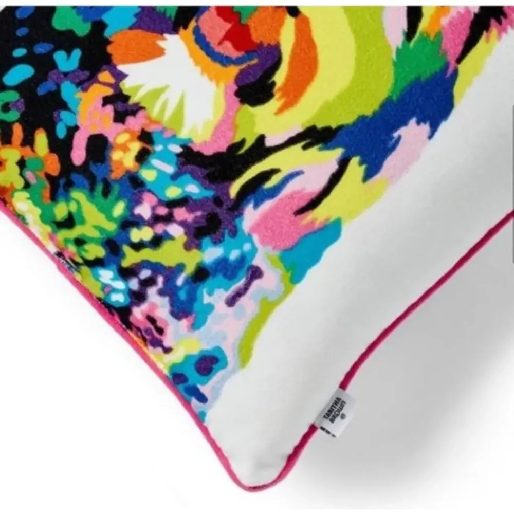 Tabitha Brown Colorful Small Decorative Pillow Dog